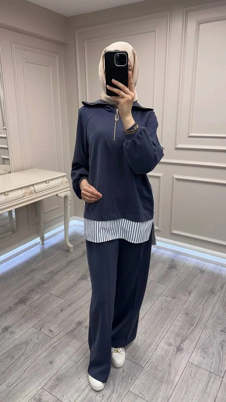 Nuss Triko 26Y1075 Lacivert Takım