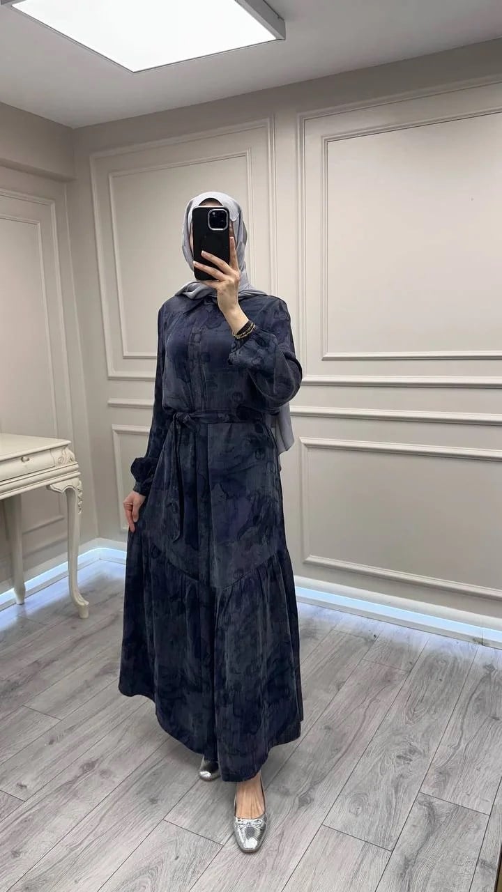 Nuss Triko 26Y2038 Lila Elbise