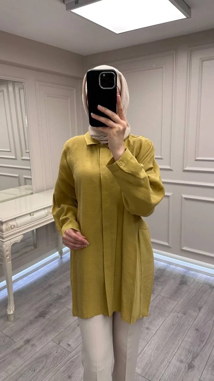 Nuss Triko 26Y3001 Amber Gömlek