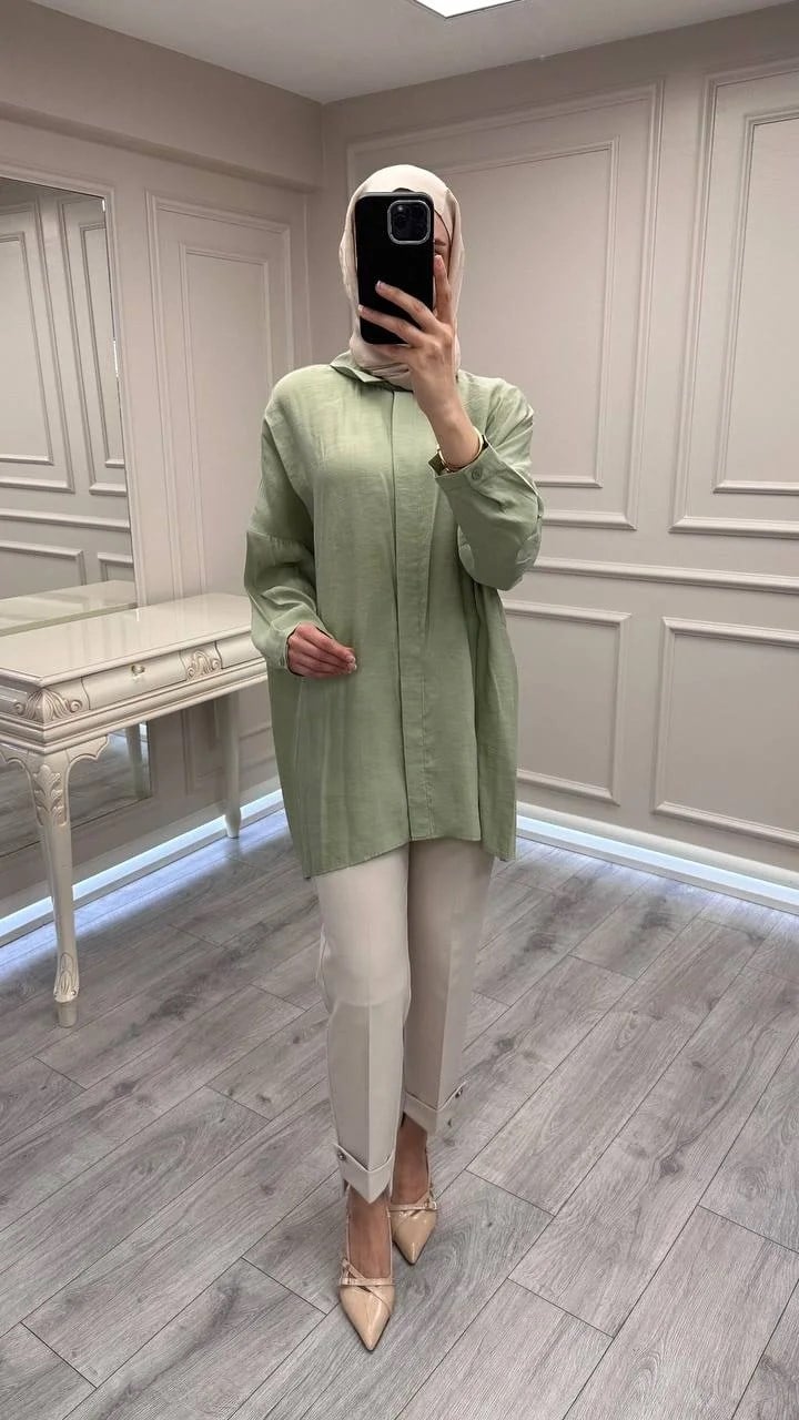 Nuss Triko 26Y3001 Menta Gömlek