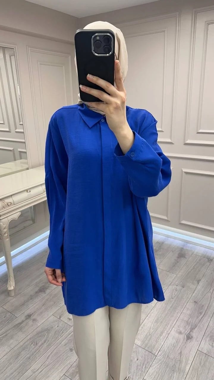Nuss Triko 26Y3001 Napoli Blue Gömlek