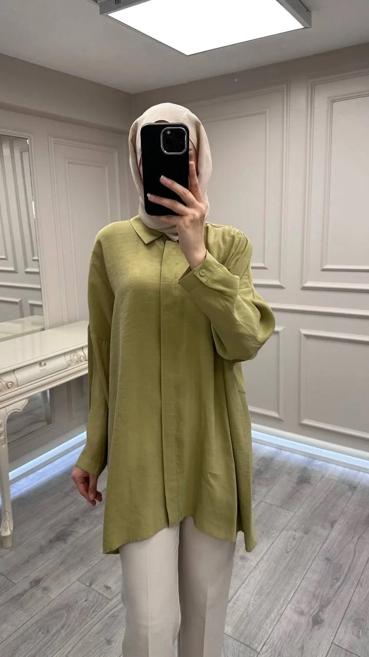 Nuss Triko 26Y3001 Olive Gömlek