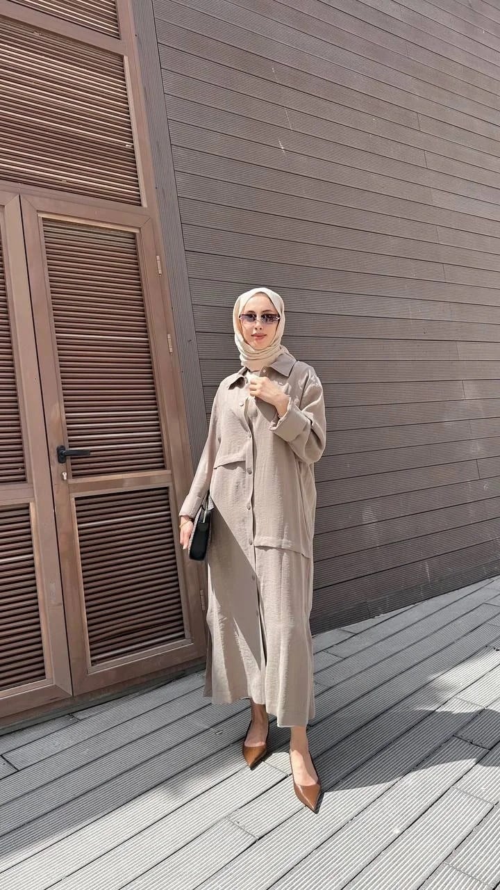 Nuss Triko 26Y6036 Bej Önü Çıtçıtlı Kap