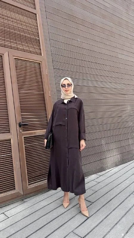 Nuss Triko 26Y6036 Bitter Önü Çıtçıtlı Kap
