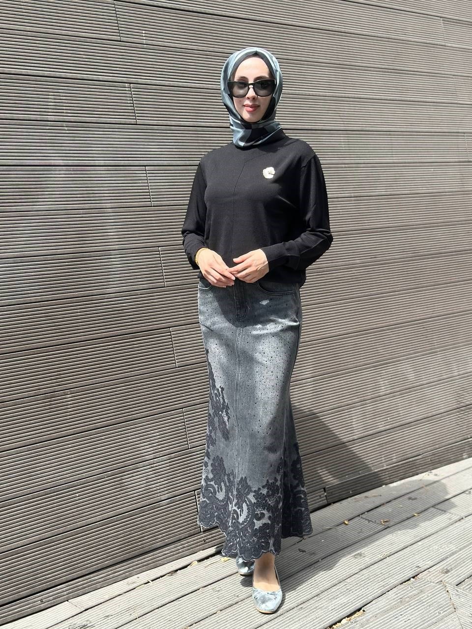 Nuss Triko 27K200 Siyah Basic Tunik