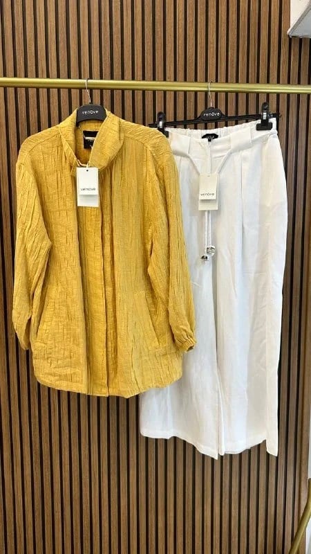 Venöve 26SSCEK0003 Sarı Lark Ceket