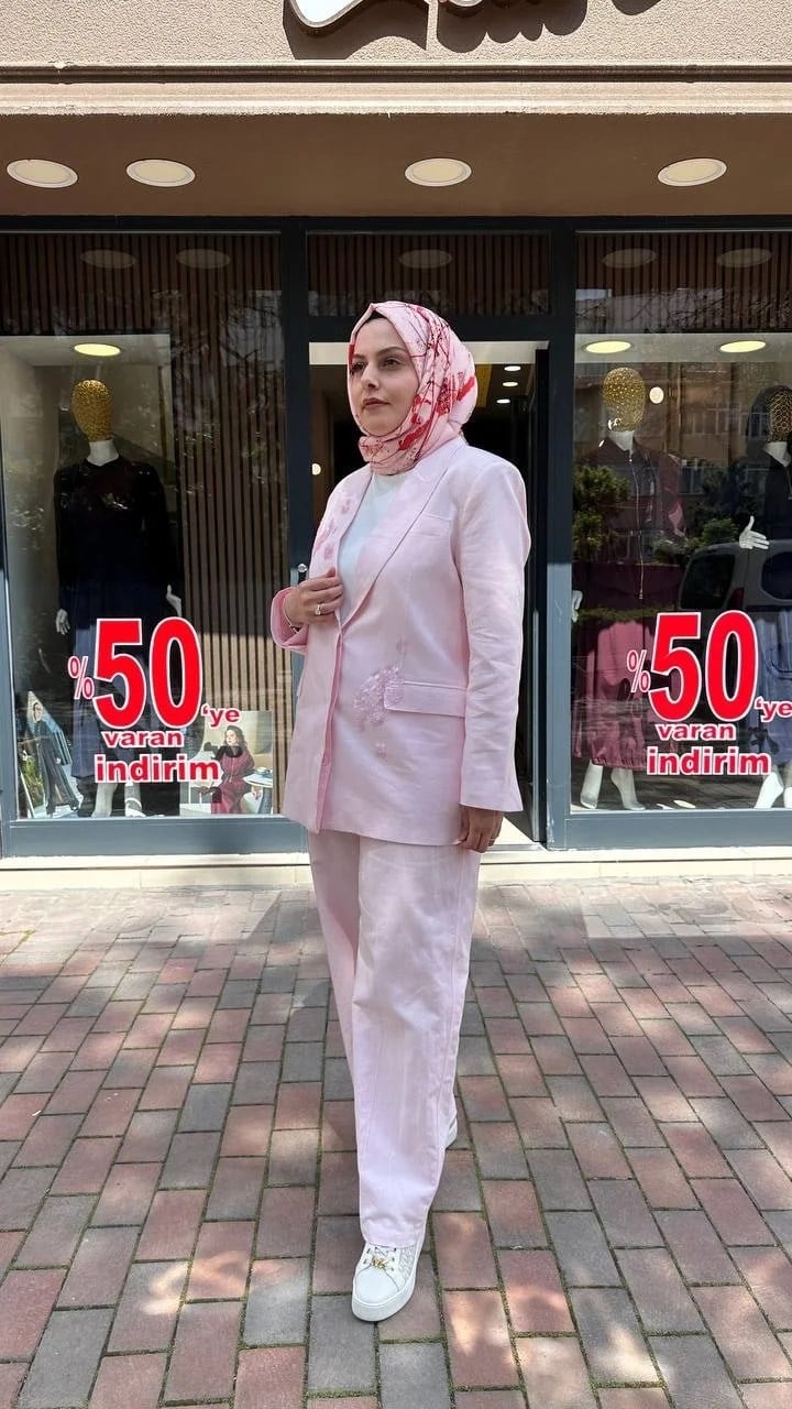 Venöve 26SSCEK0054 Pembe Eris Takım