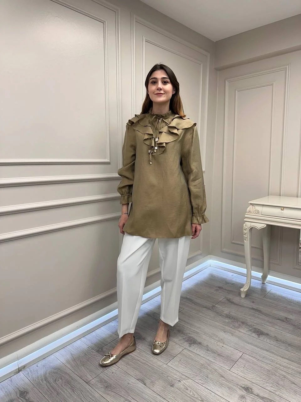 Venöve 26SSTUN0001 Haki Enid Tunik