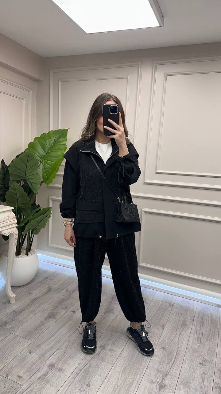 Venöve 27FWCEK0013 Siyah Noa Takım