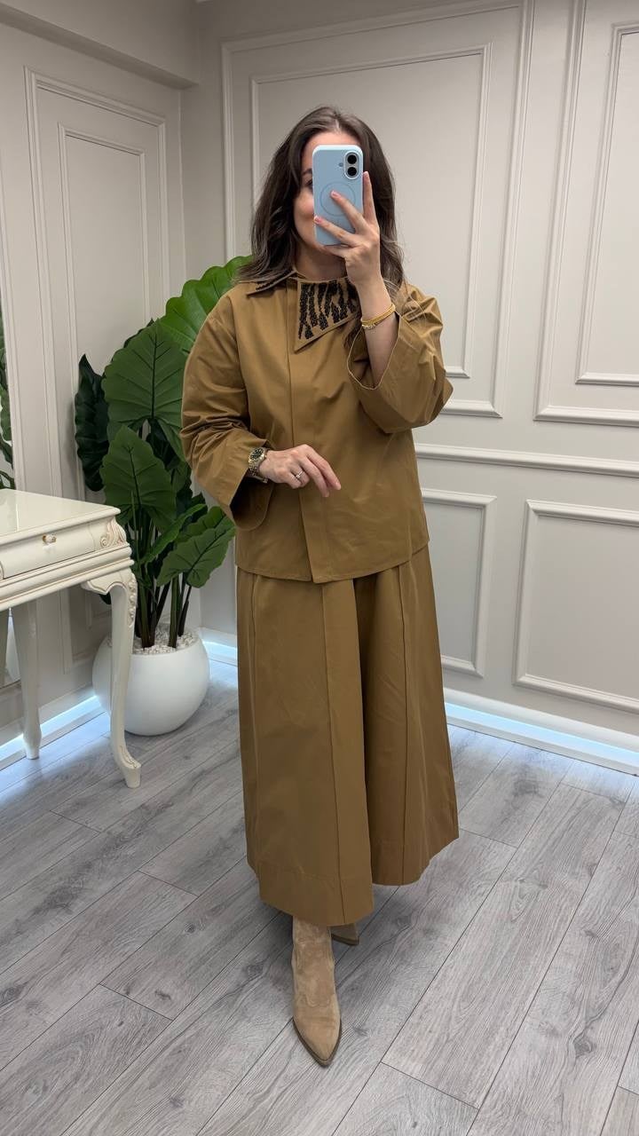 Venöve 27FWGOM0001 Camel Fuly Takım