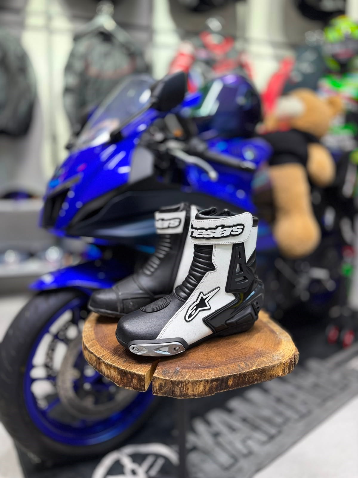 Alpinestars Deri Botu Beyaz