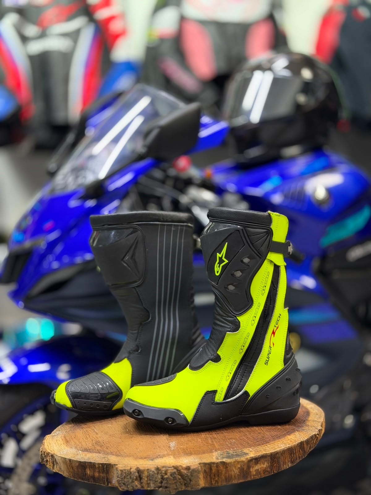 Alpinestars Deri Super Tech Sarı