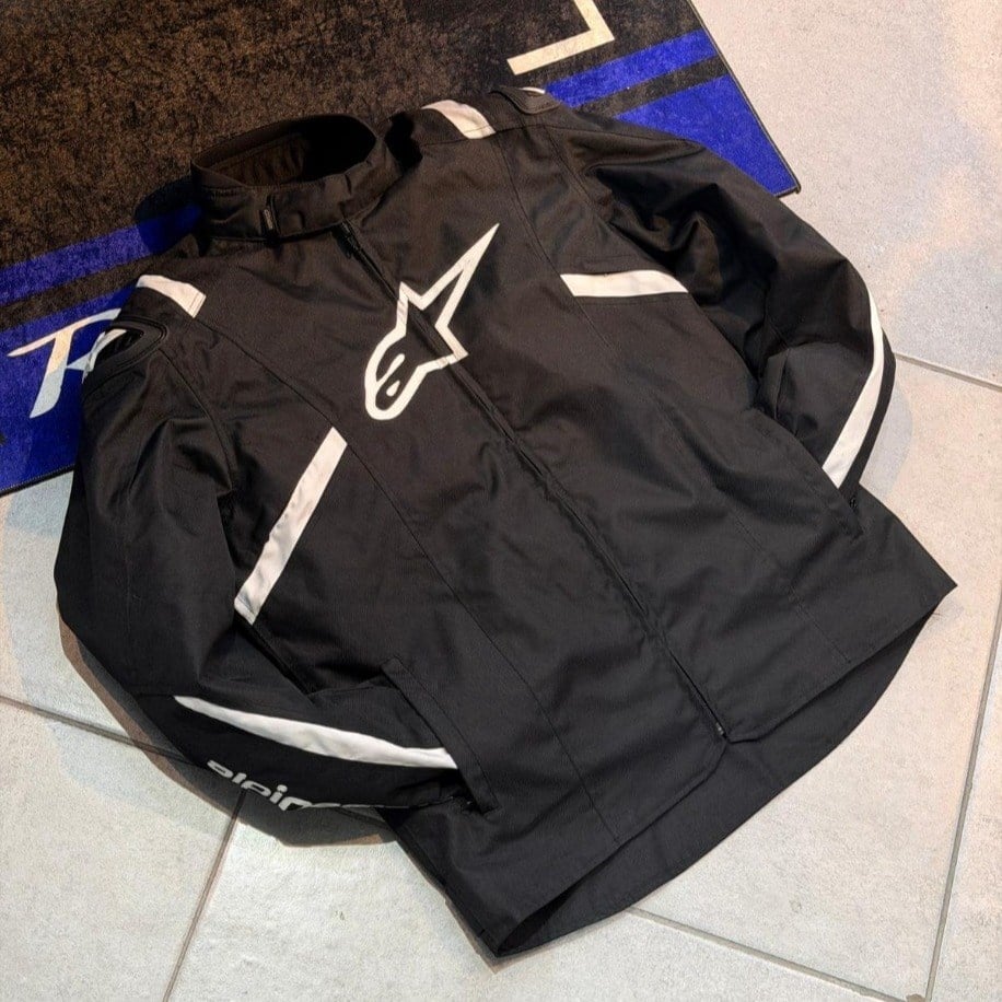 Alpinestars Kumaş Ceketi Siyah-Beyaz