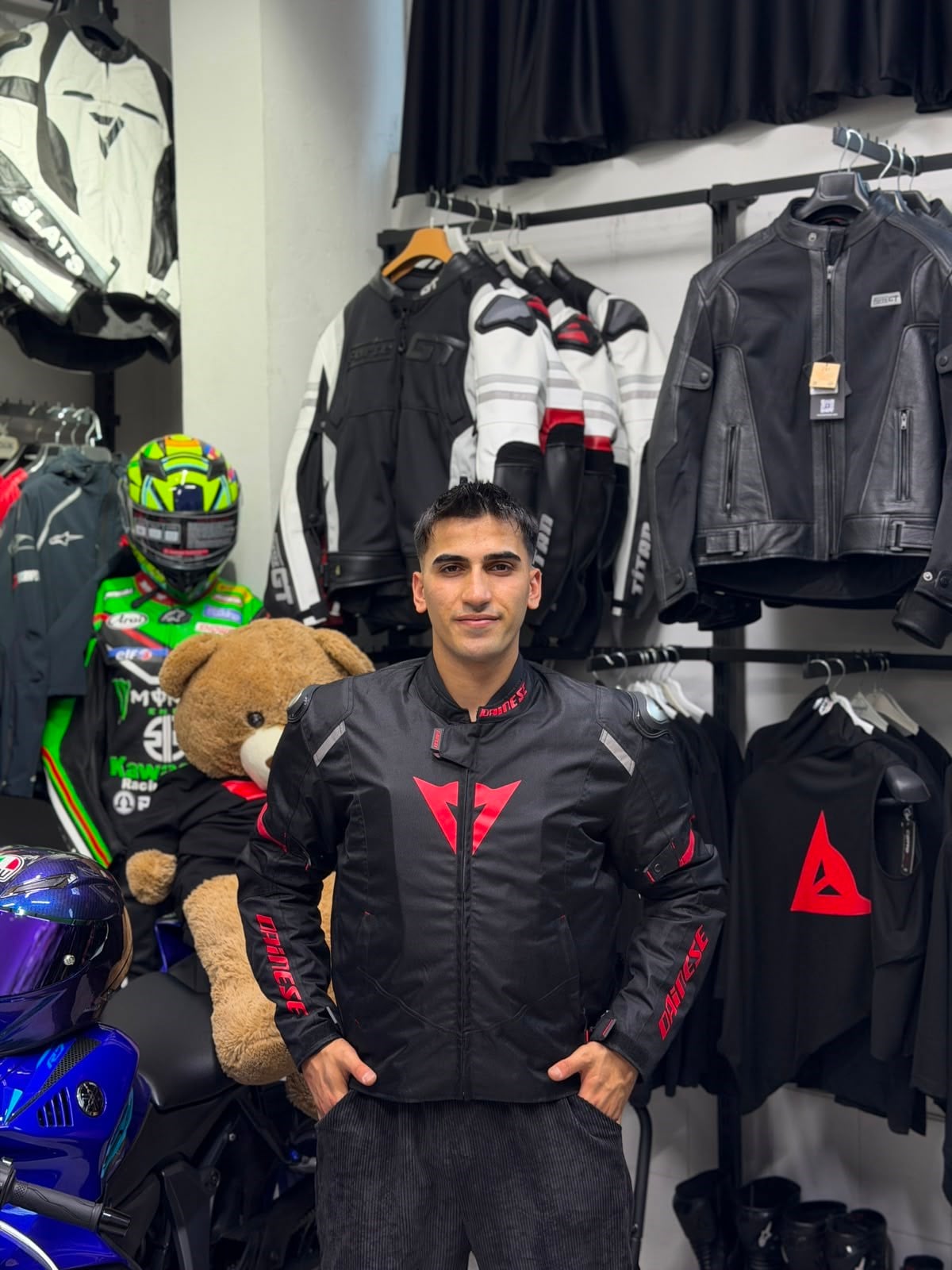 Dainese Kumaş Ceket Kırmızı