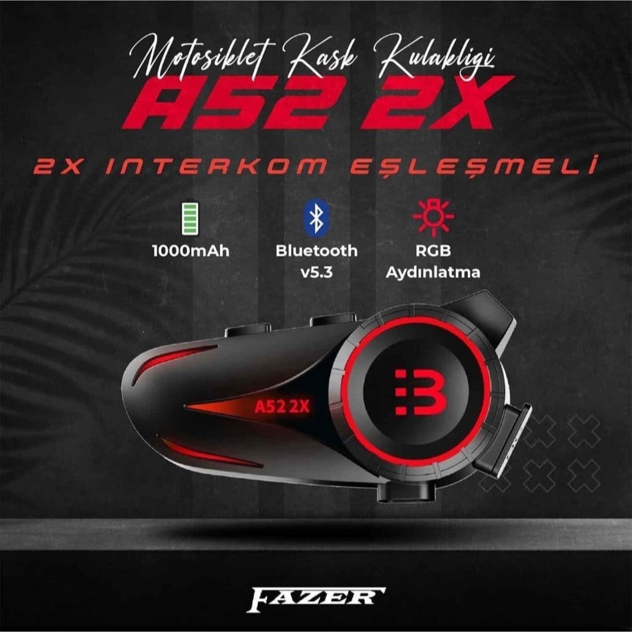 FAZER A52-2x 2 Kişilik Kask