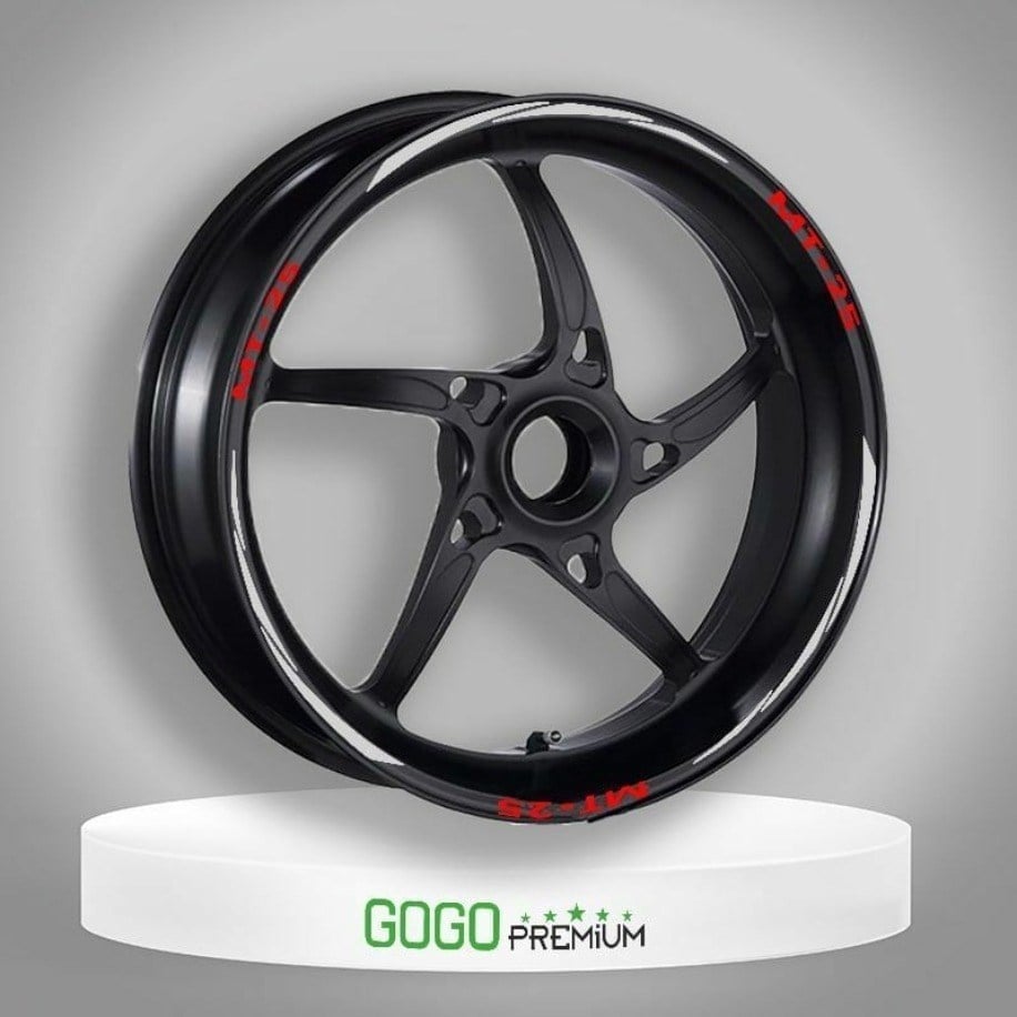 Reflektör Beyaz Yamaha MT-25 Uyumlu 1 Set Jant Şeridi