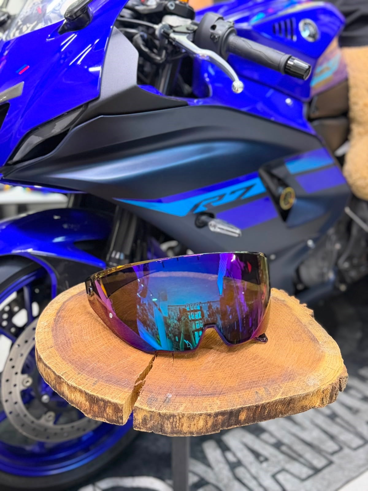 Ruroc Atlas 4.0 ve Track Uyumlu Mor Vizör