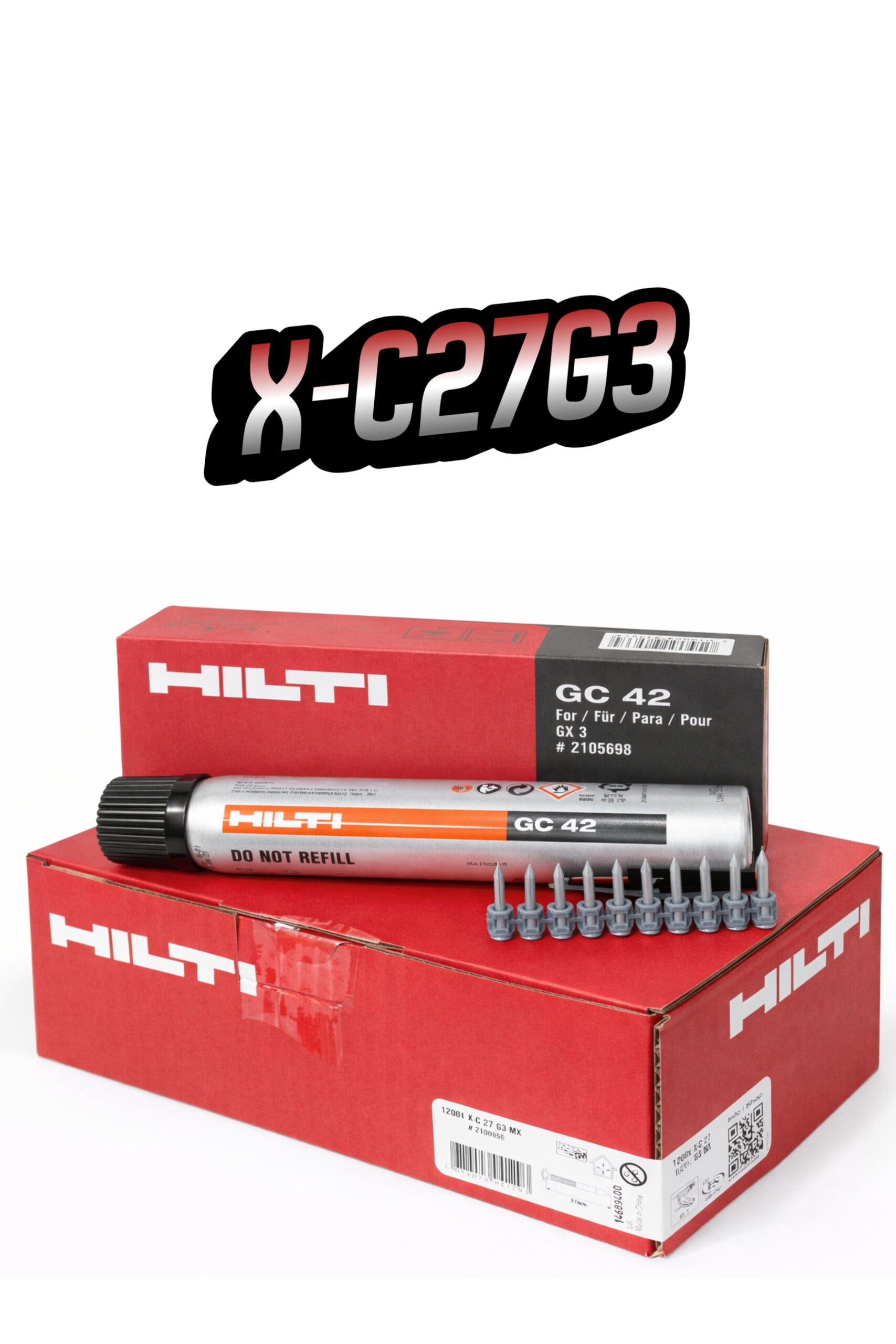 HILTI GAZLI ÇİVİ TABANCA ÇİVİSİ