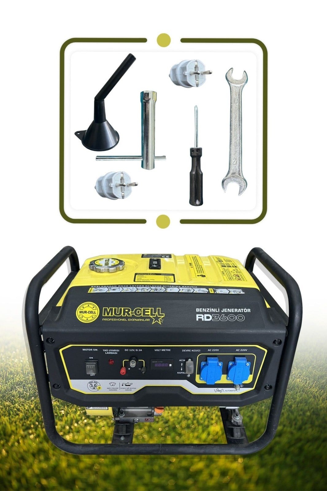MURCELL 3.5 KW BENZİNLİ JENERATÖR