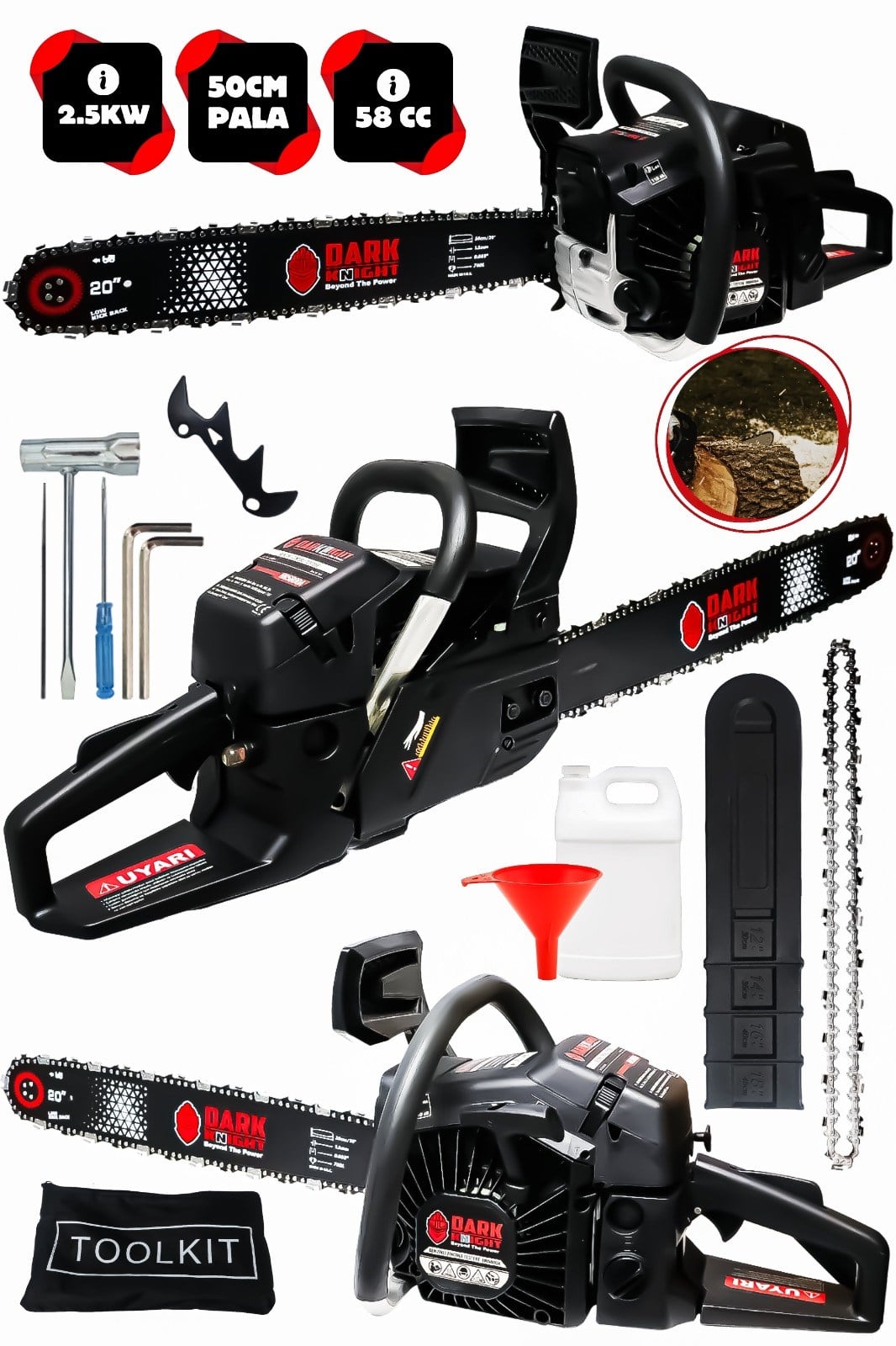 MURCELL DARKNIGHT 58CC BENZİNLİ TESTERE