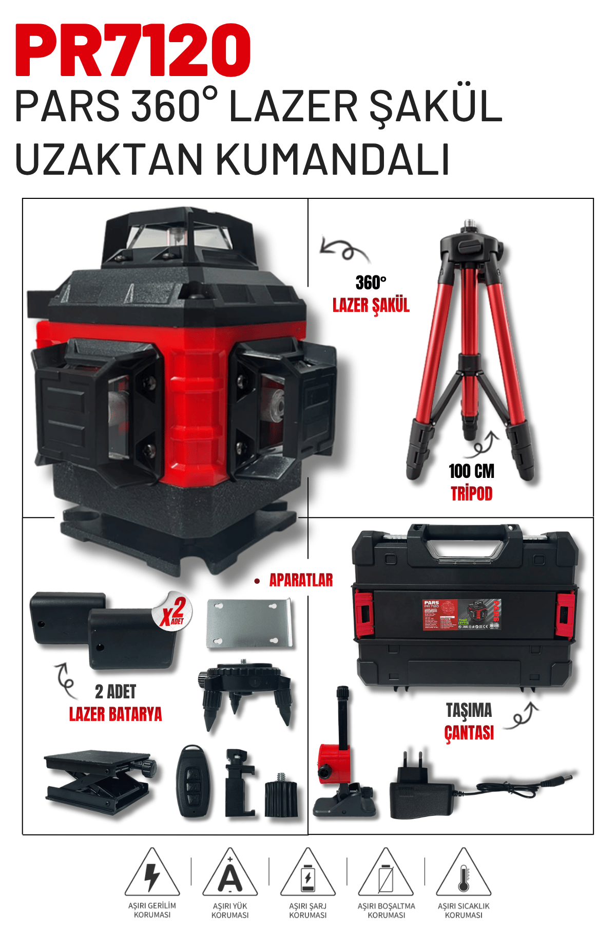 PARS360 LAZER ŞAKÜL UZAKTAN KUMANDALI