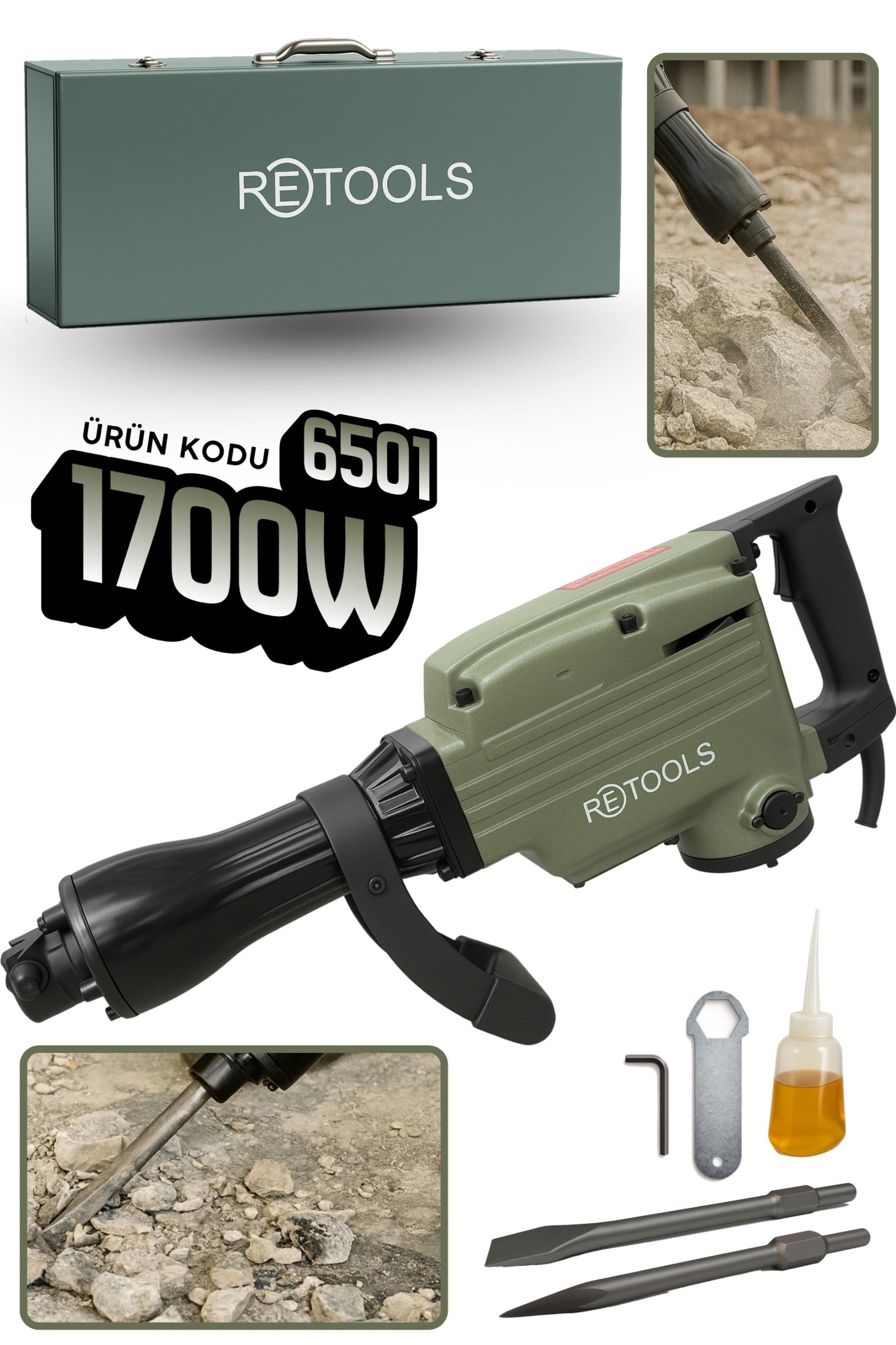 RETOOLS 16 KG KIRICI MATKAP