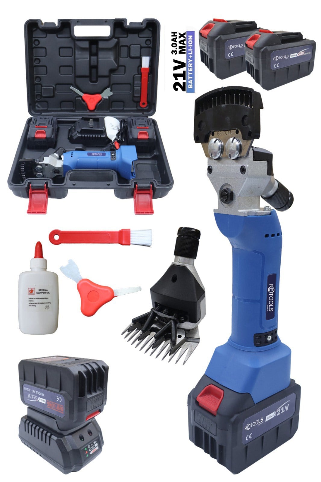 RETOOLS AKÜLÜ KOYUN KIRPMA MAKİNESİ