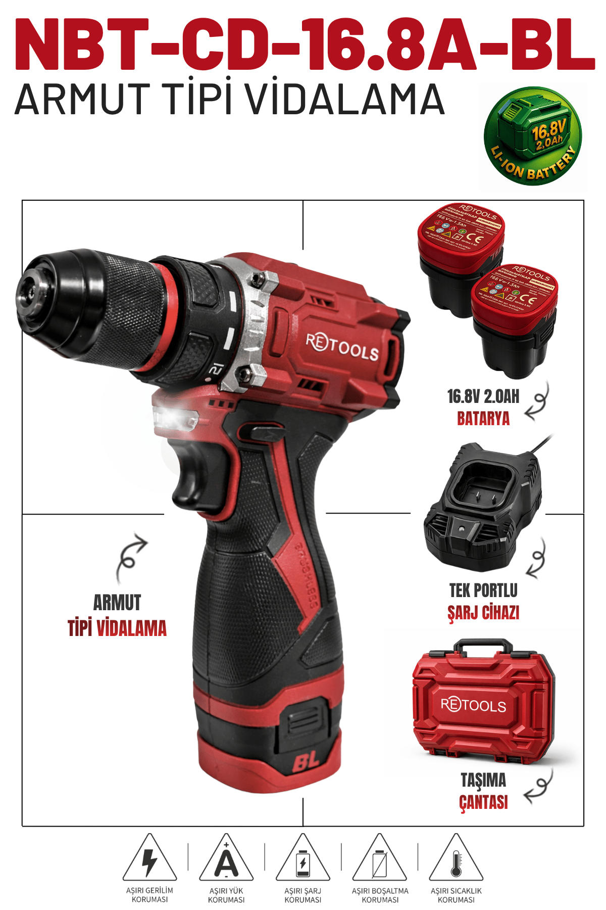 RETOOLS BORDO ARMUT TİPİ VİDALAMA