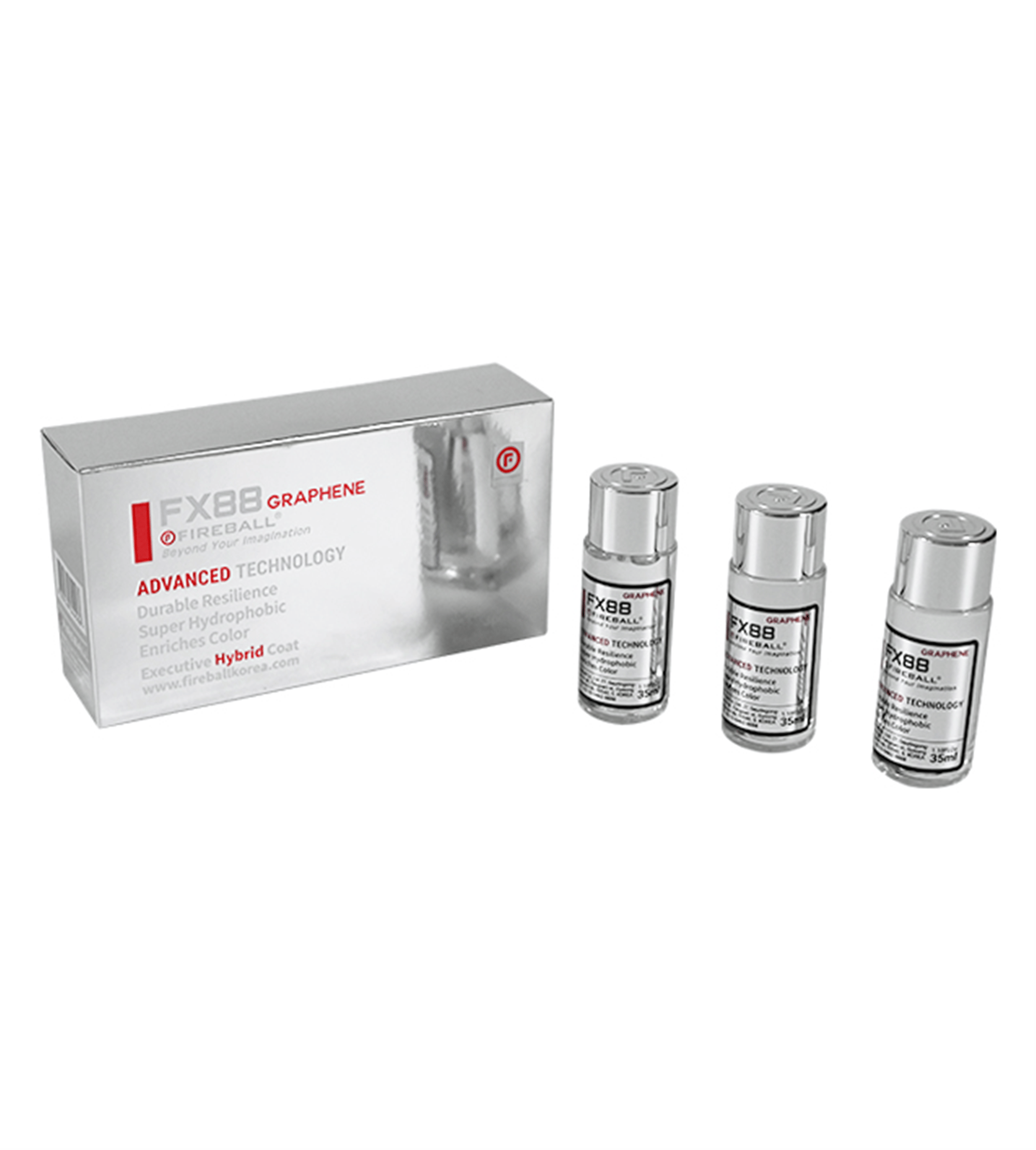 Fireball Graphene FX88 35 ml x 3 (105 ml) Yüksek Performanslı Grafen Seramik Kaplama