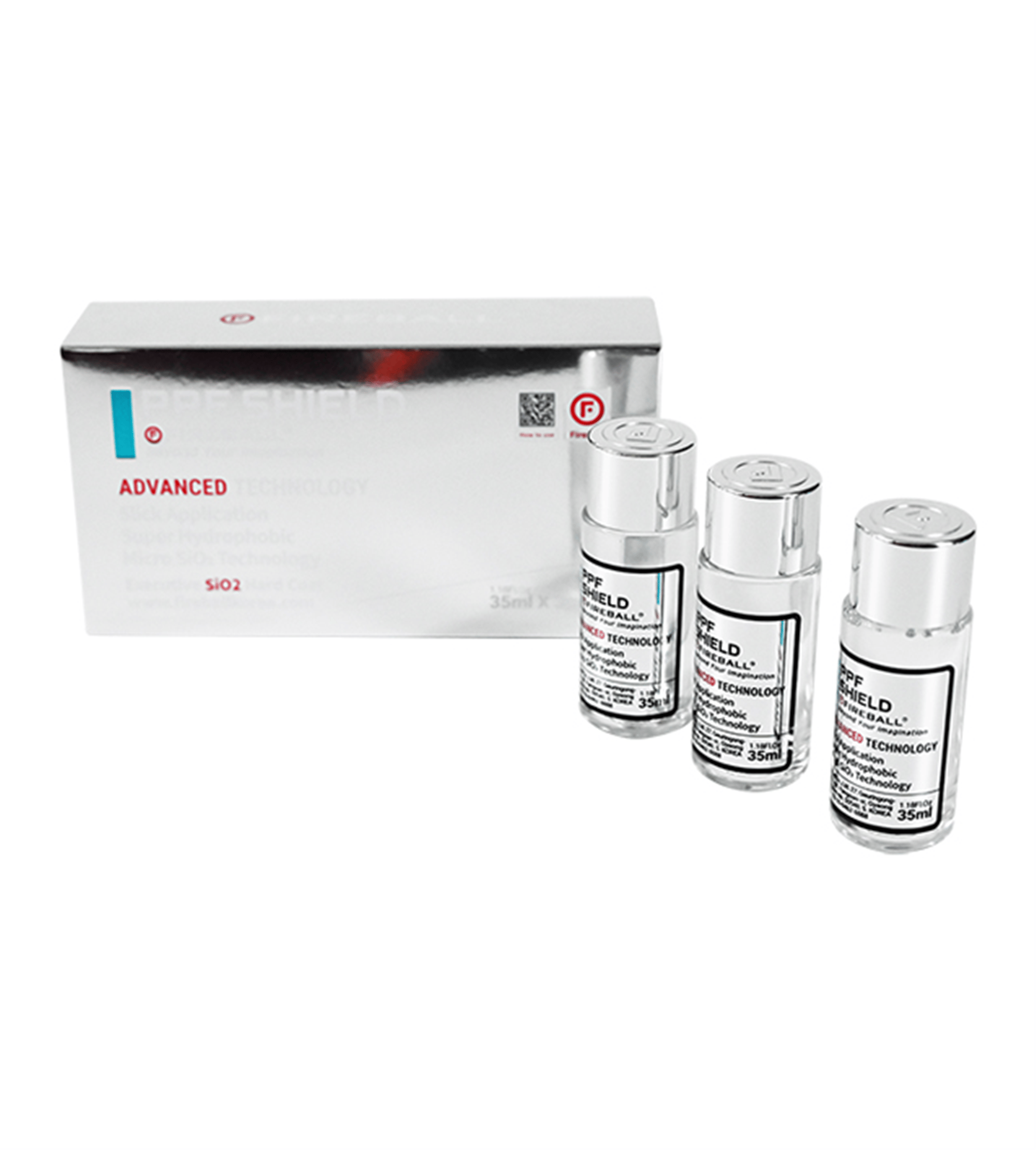 Fireball PPF Shield 35 ml x 3 (105 ml) Profesyonel Koruma Filmi (PPF) ve Vinil Kaplama Seramiği