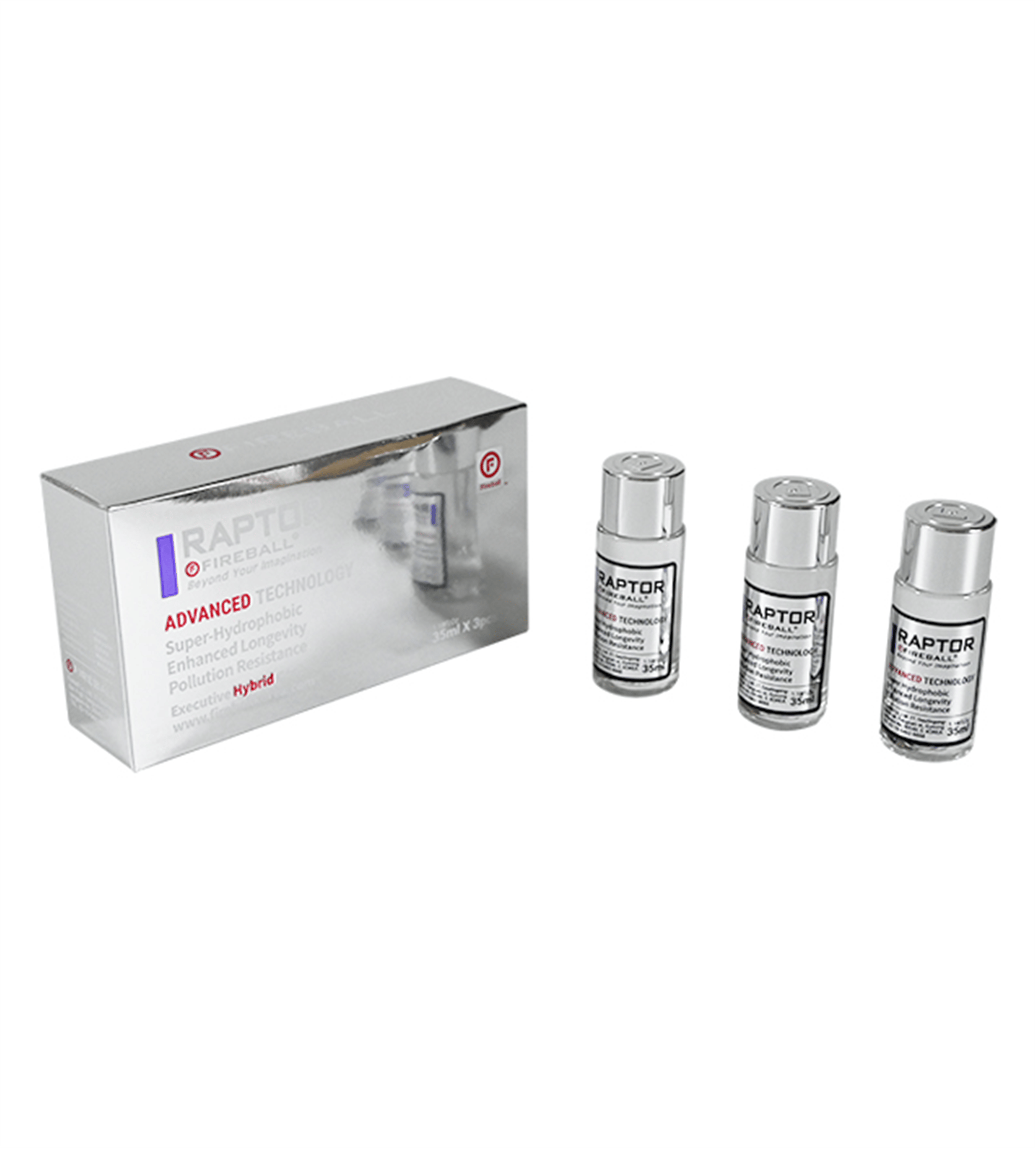 Fireball Raptor 35 ml x 3 (105 ml) Profesyonel Dış Trim ve Plastik Koruyucu Seramik