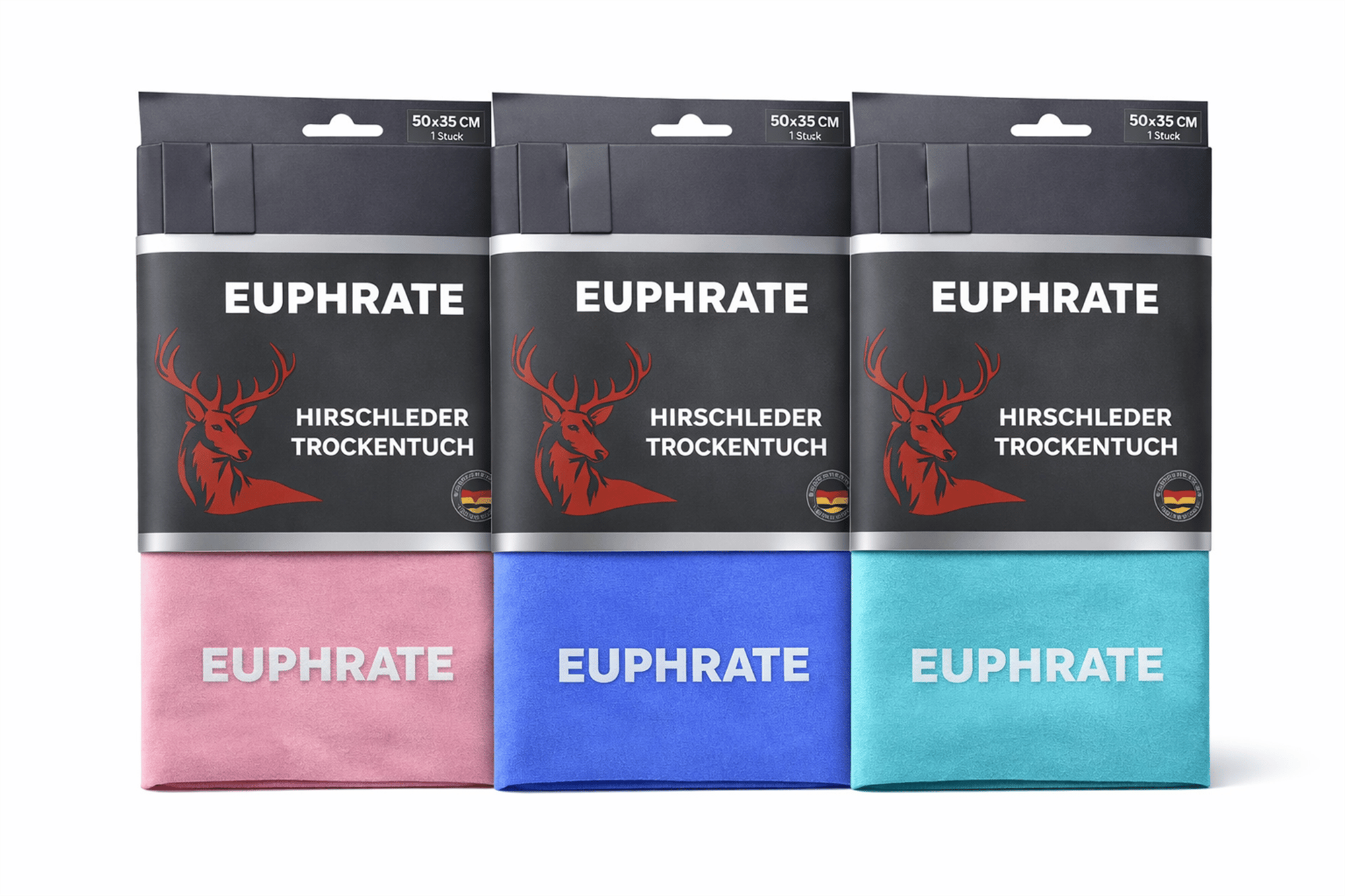 KFZ Euprhate HIRSCHLEDER TROCHKENTUCH 50X35 cm Ceylan Derisi Kurulama ve Cam Bezi