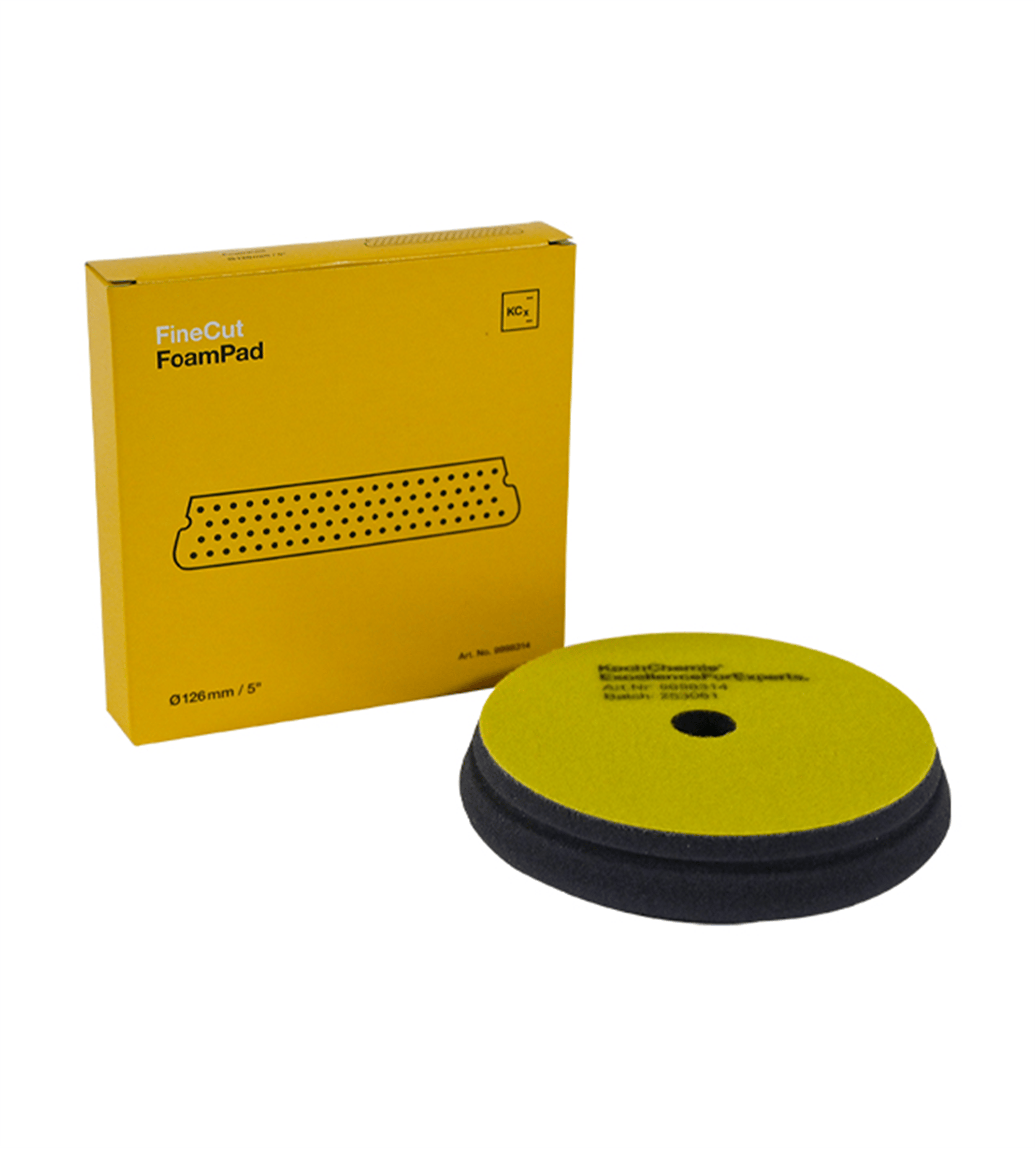 Koch Chemie Fine Cut Foam Pad 126 mm Profesyonel İnce Pasta ve Hare Giderme Süngeri
