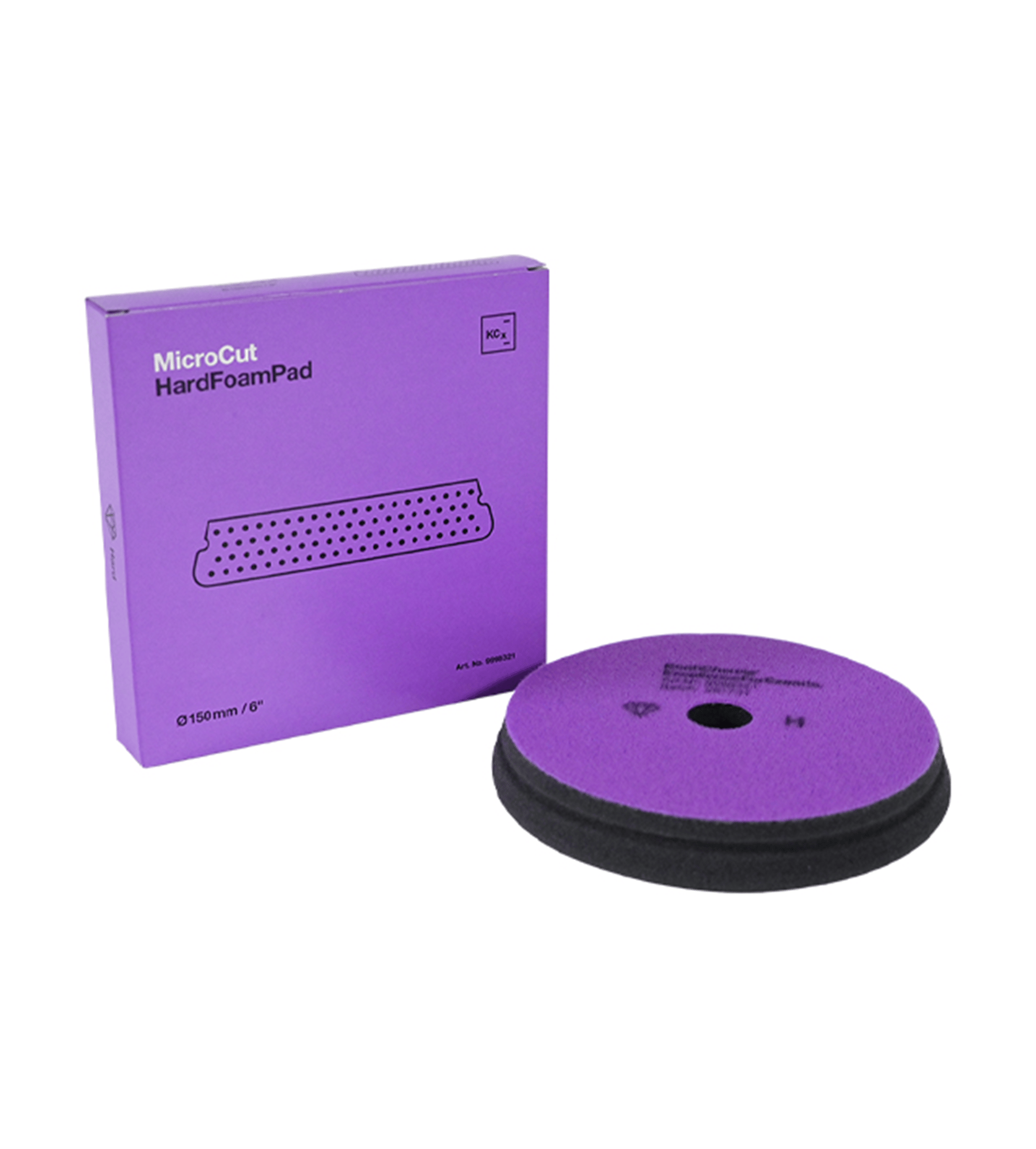Koch Chemie Micro Cut Hard Foam Pad 150 mm Profesyonel Hologram Giderme ve Geniş Yüzey Parlatma Süngeri