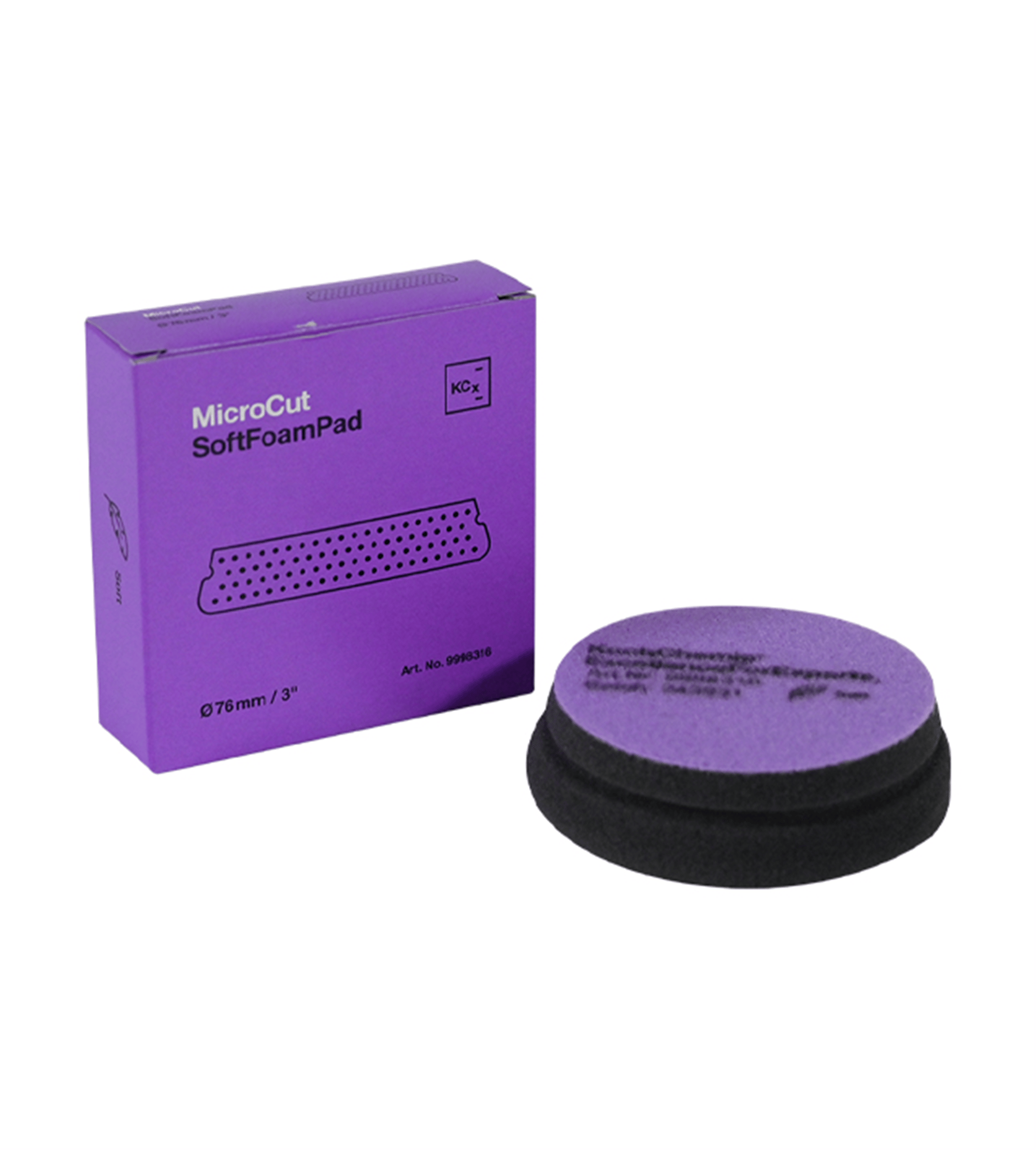 Koch Chemie Micro Cut Soft Foam Pad 76 mm Profesyonel Hare Giderici ve Final Parlatma Süngeri