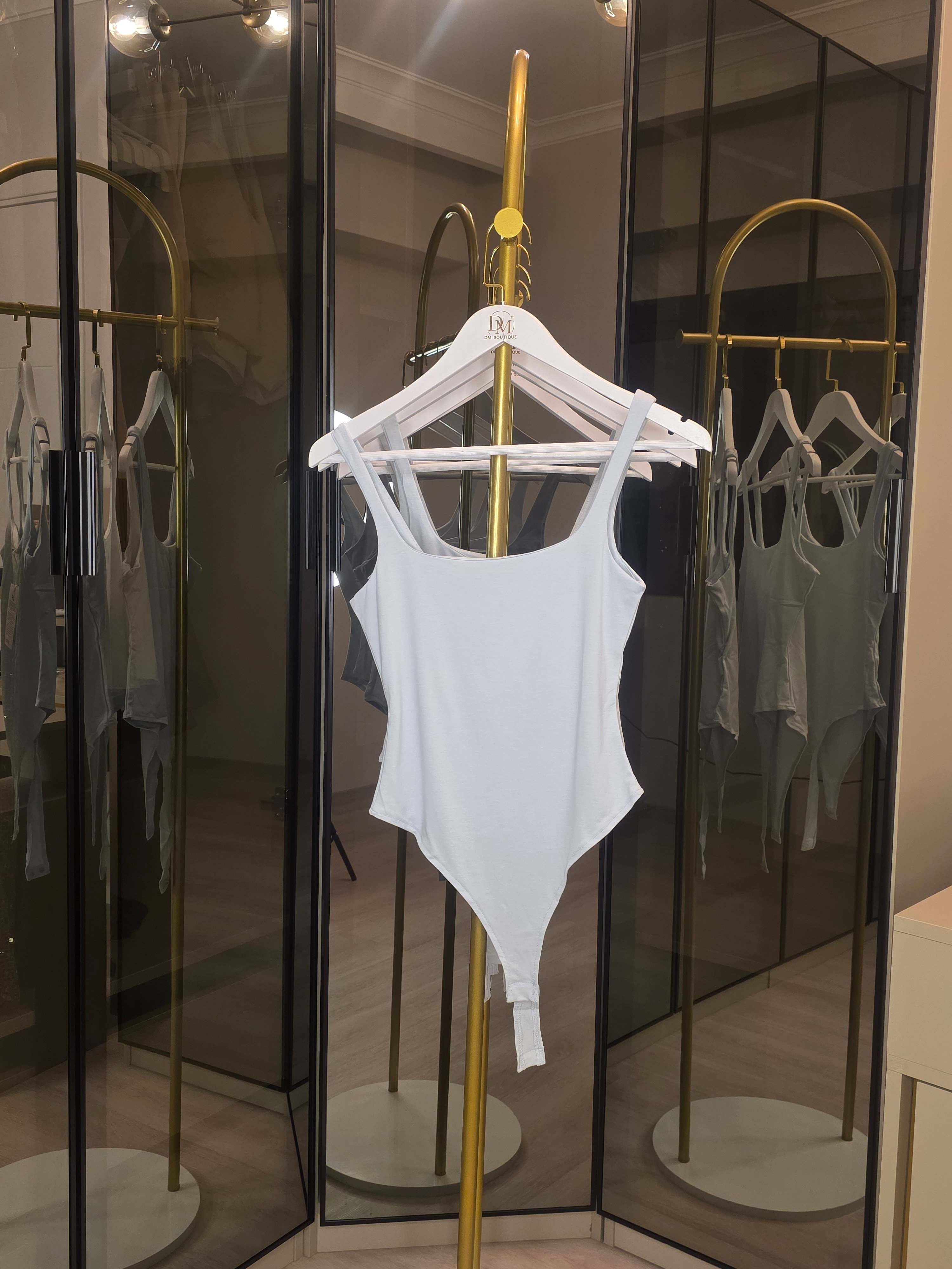 AÇIK YAKA BEBE MAVİSİ BODYSUIT