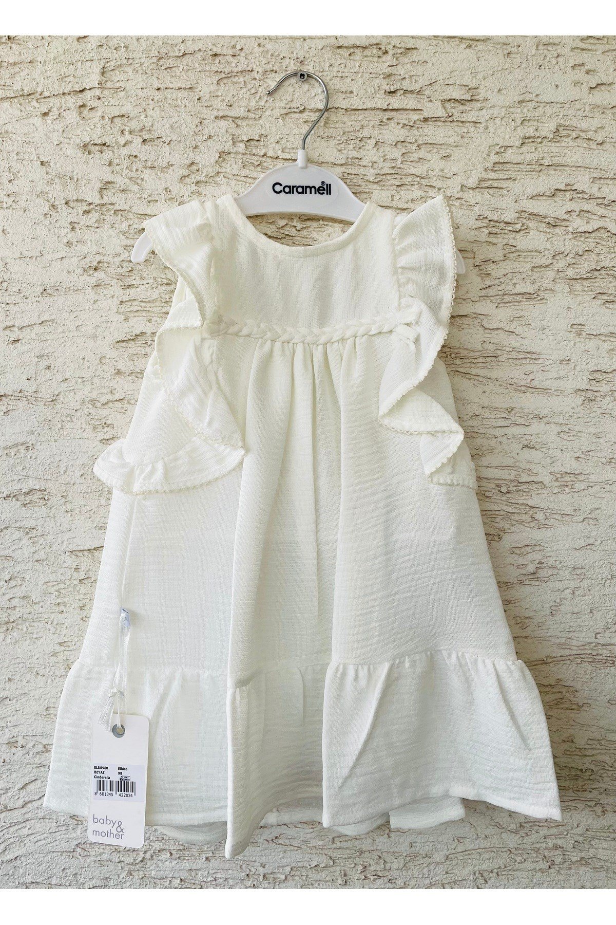 %100 Pamuk Cinderella Elbise