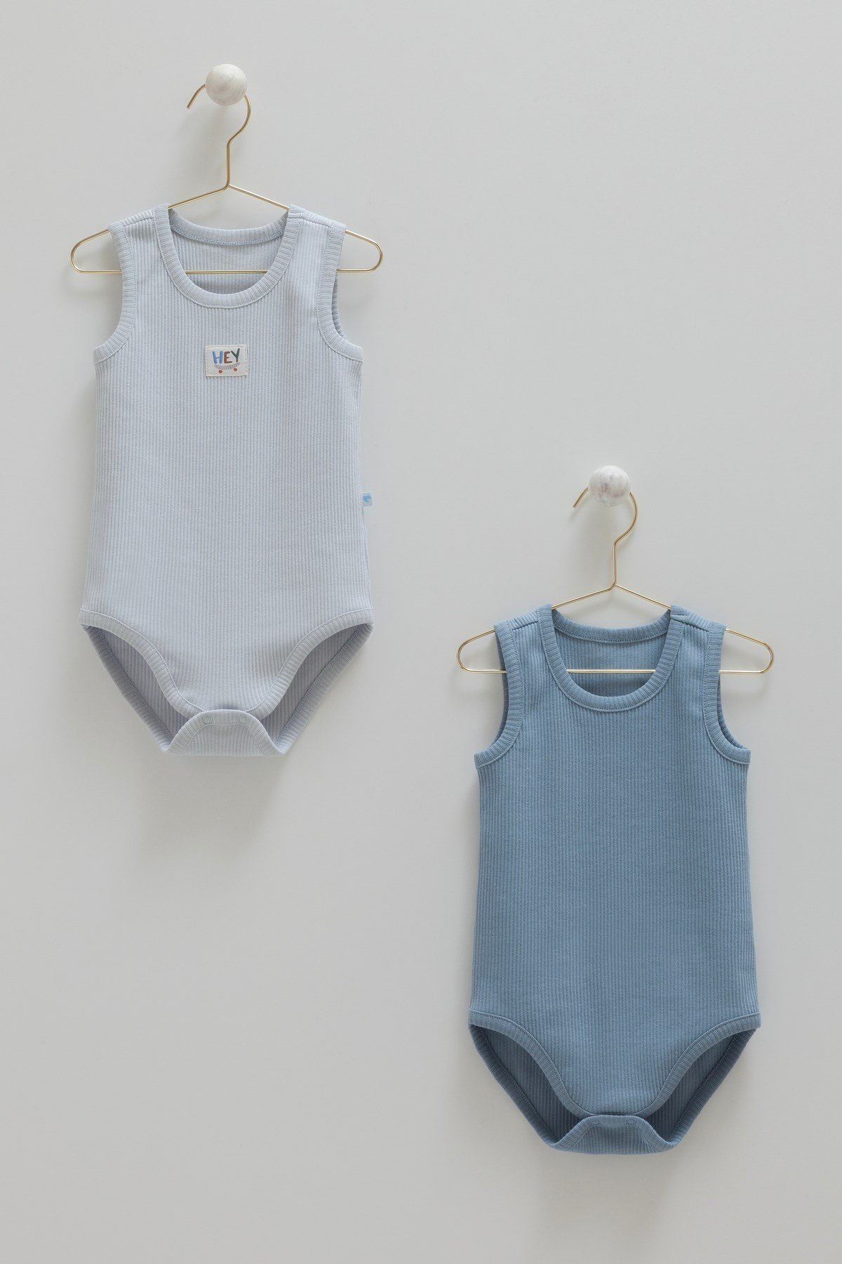 2'li Basic Kaşkorse Erkek Bebek Body Seti