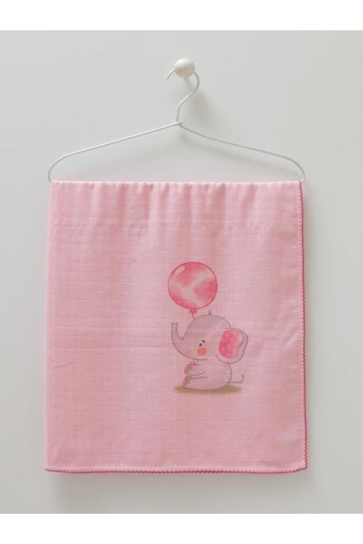 Müslin Bebek Battaniyesi Pembe 80*90 Cm Bebek & Çocuk & Yeni Doğan Müslin Battaniye, Müslin Bez