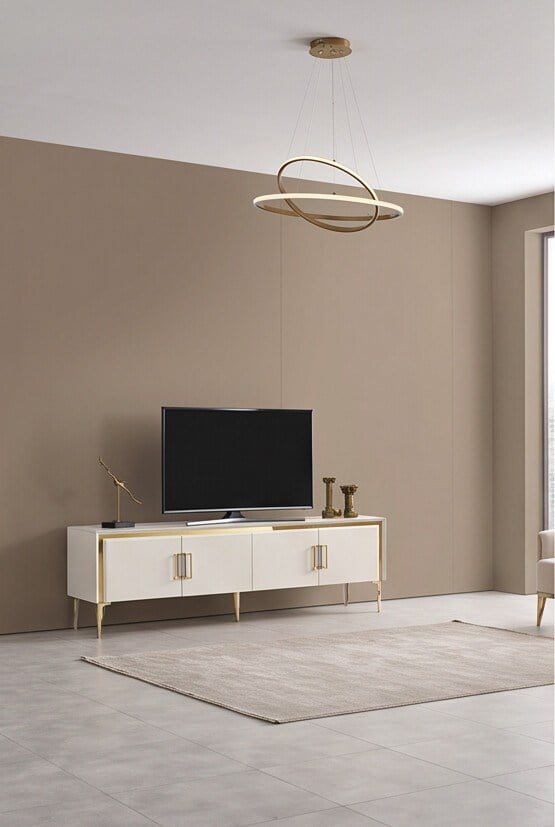 Alyans Gold Lcd Tv Sehpası