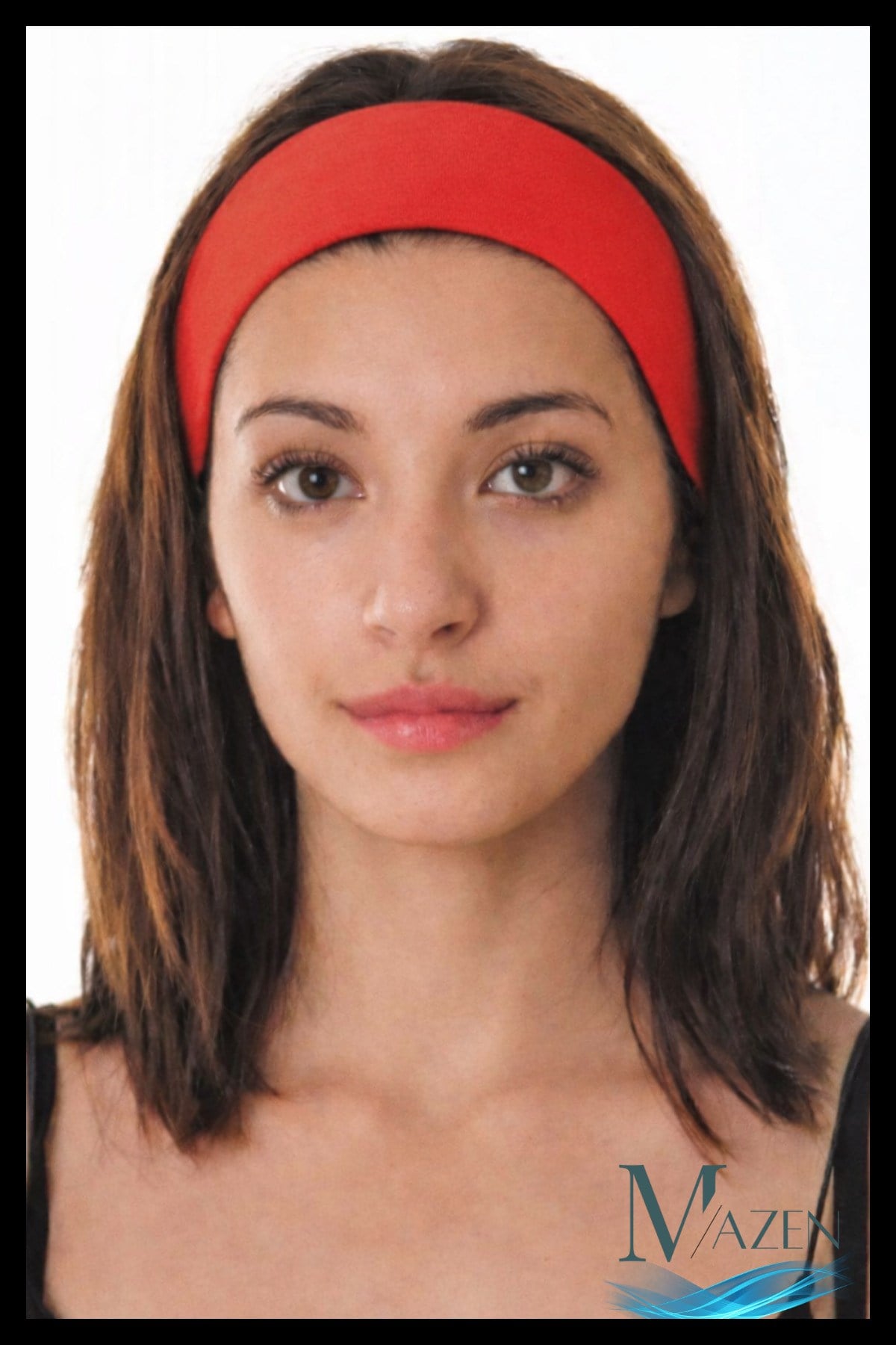 Çok Amaçlı Penye Sporcu Bandı Saç Kafa Bandanası Yoga Ter Bandı Unisex Kırmızı 1 Adet
