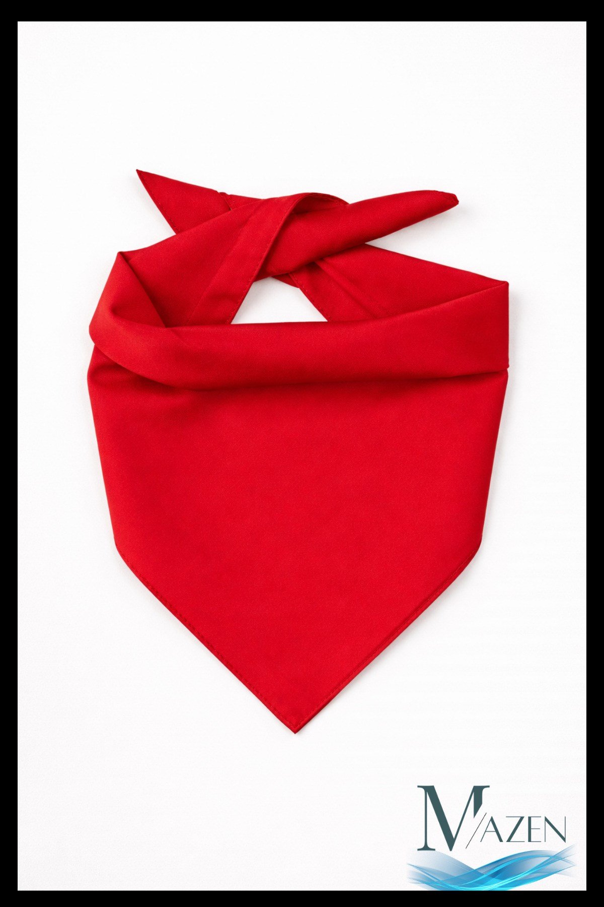 Düz Kırmızı Fular | 45x45 cm | Yumuşak Saten Kumaş | Premium Doku