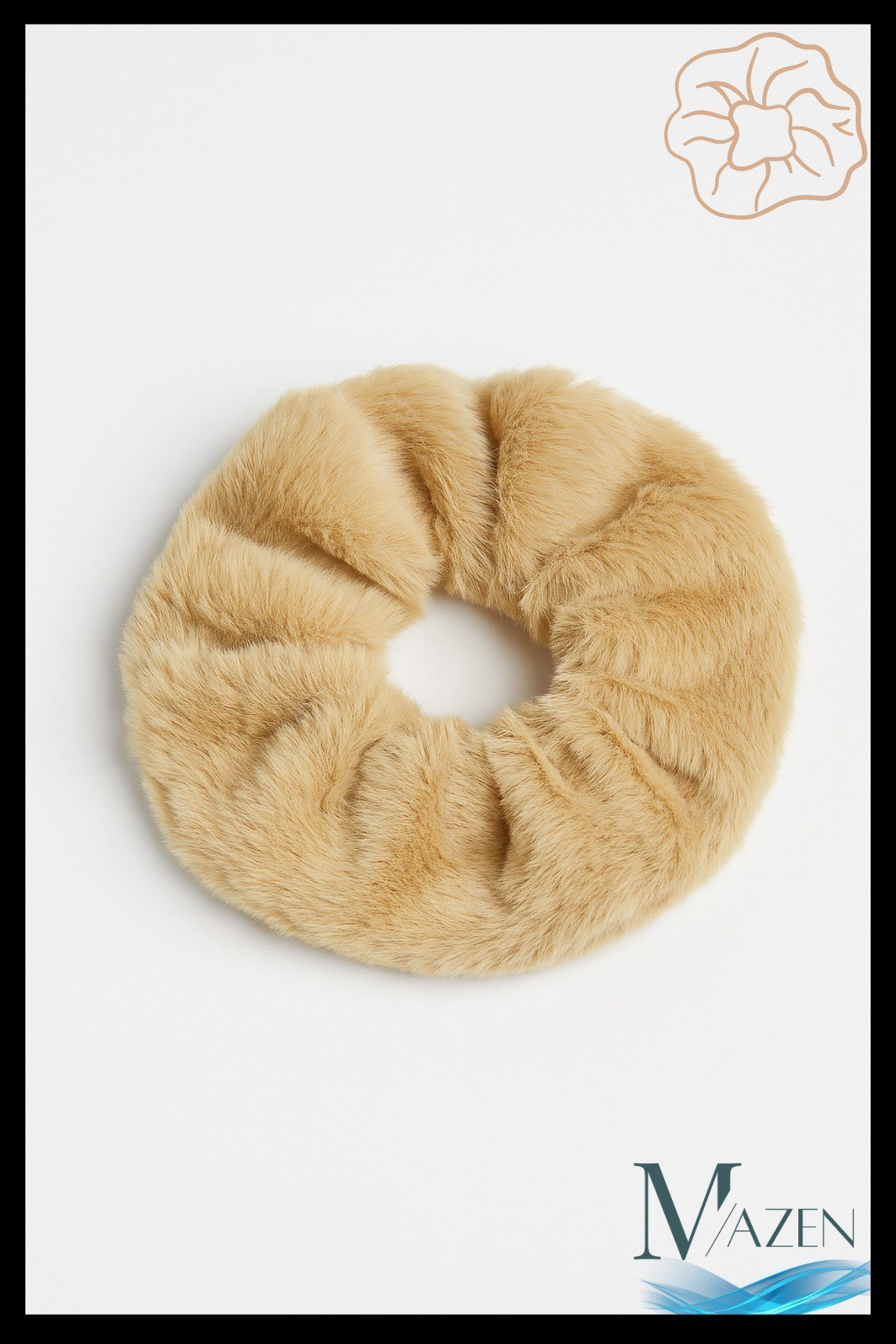 Peluş Lastik Toka | Yumuşak Kadife Görünümlü | Kadın Saç Aksesuarı | Scrunchie