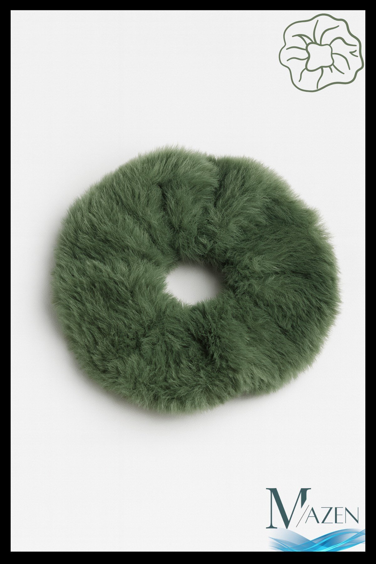 Peluş Lastik Toka | Yumuşak Kadife Görünümlü | Kadın Saç Aksesuarı | Scrunchie