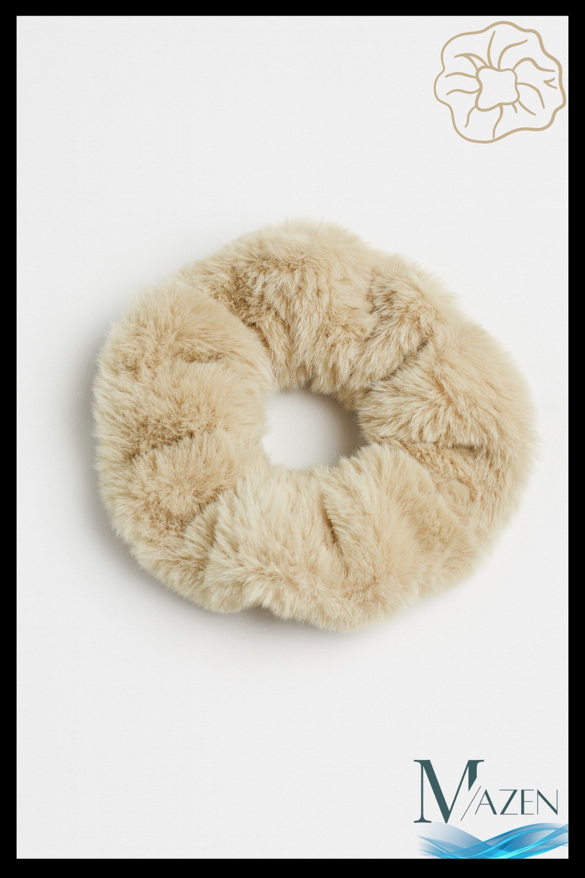 Peluş Lastik Toka | Yumuşak Kadife Görünümlü | Kadın Saç Aksesuarı | Scrunchie