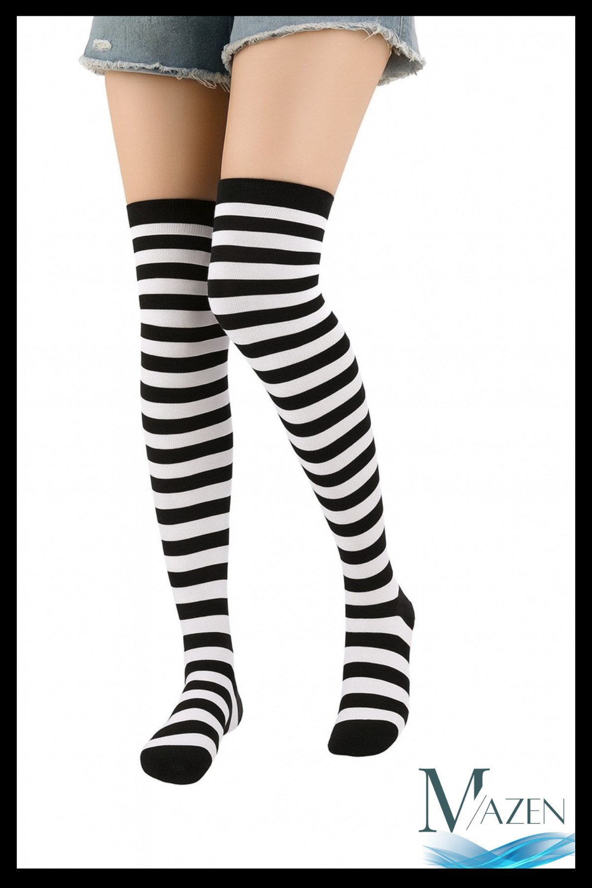Uzun Dizüstü Çorap Schoolgirl Sock Yüksek Çorap (36-42)