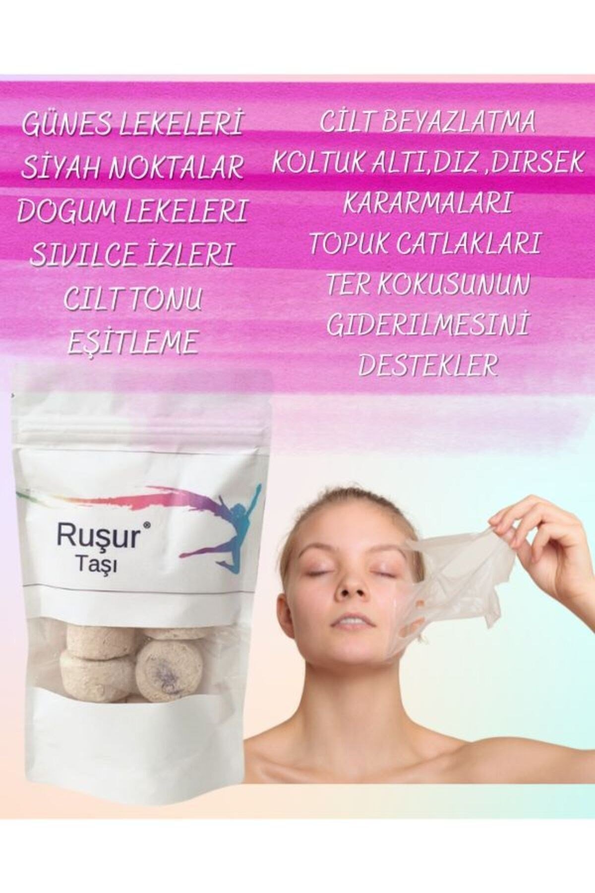 %100 Ruşur Taşı 12 Adet