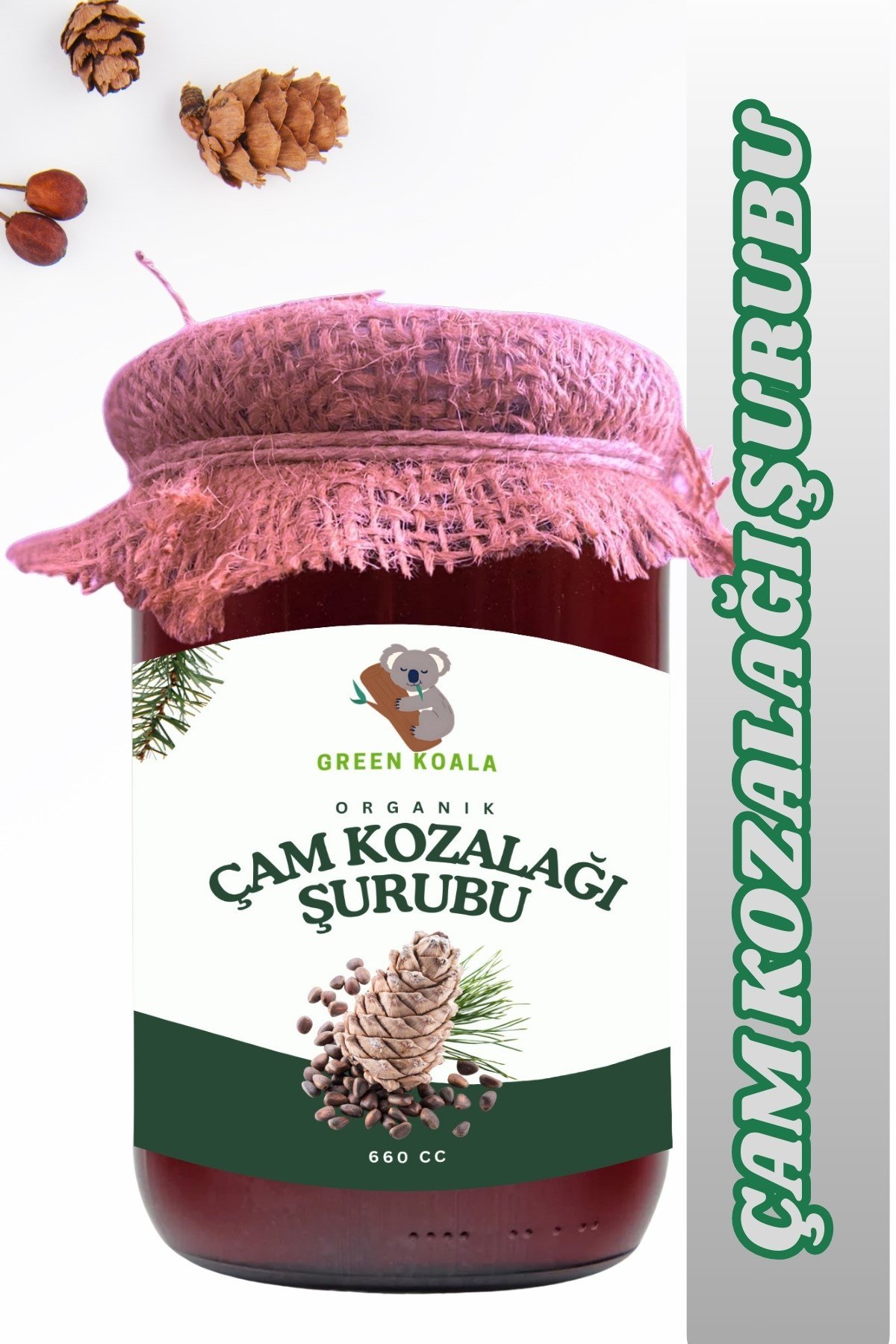 Çam Kozalağı Şurubu 660 cc . Akciğer Dostu Şekersiz ve Katkısız