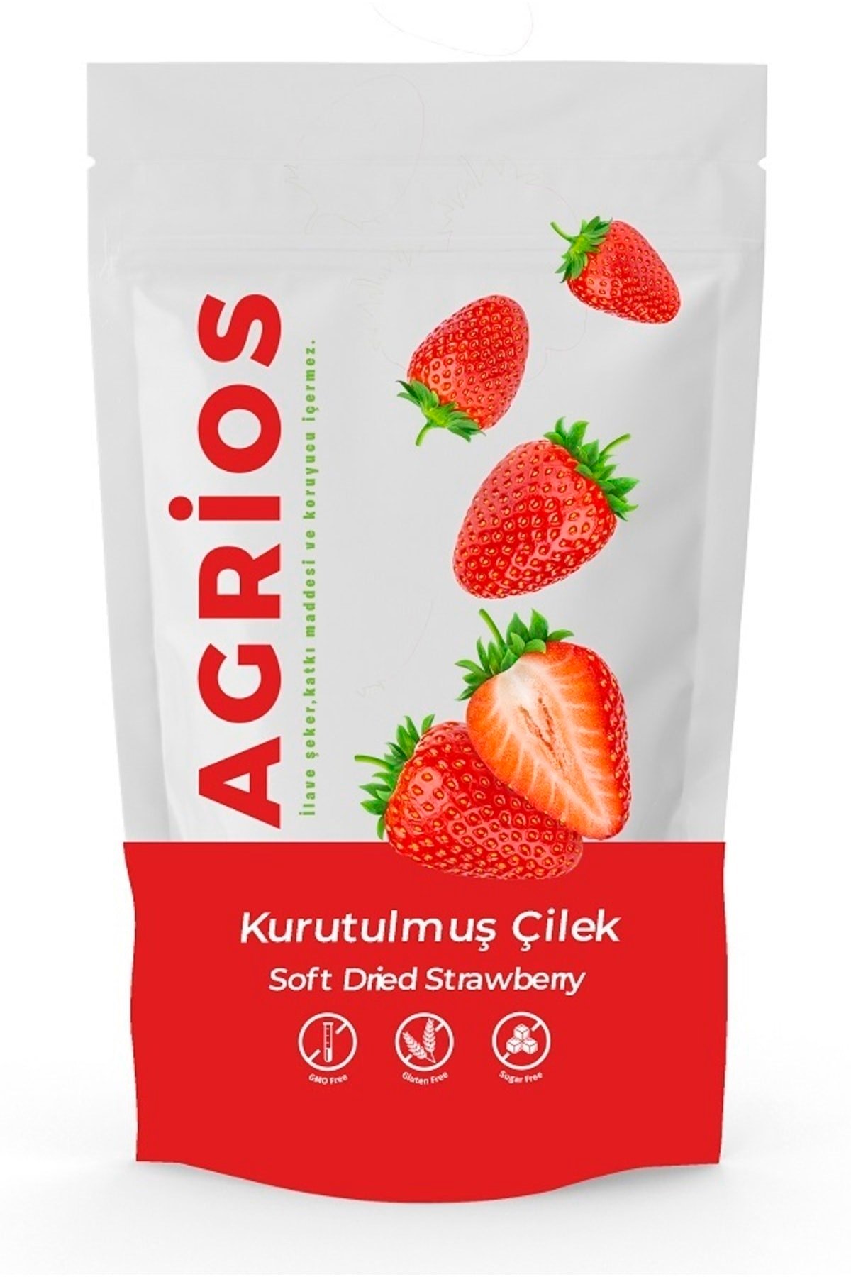 Kurutulmuş Çilek Dilimleri - 25 gram | Şekersiz