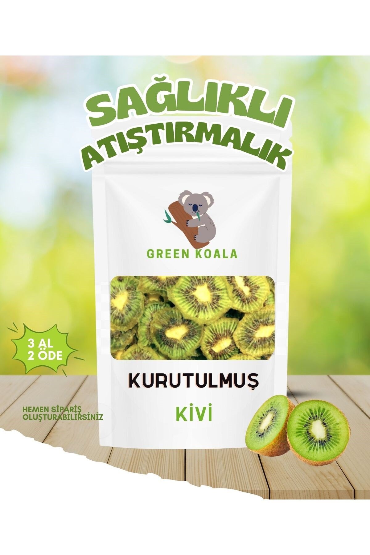 Kurutulmuş Kivi Deluxe 100 gr